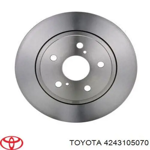 Disco de freno trasero Toyota 4243105070 precio, desde 30,11 EUR