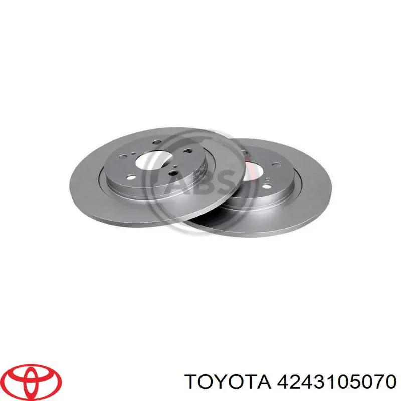 Frenos traseros Toyota 4243105070