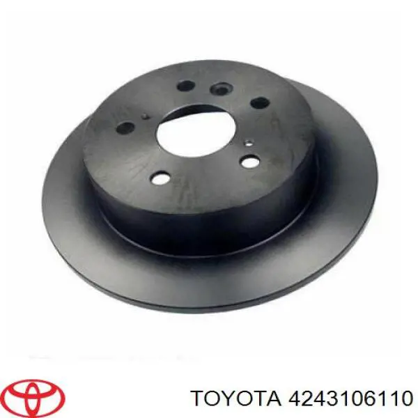 4243106110 Toyota disco de freno trasero