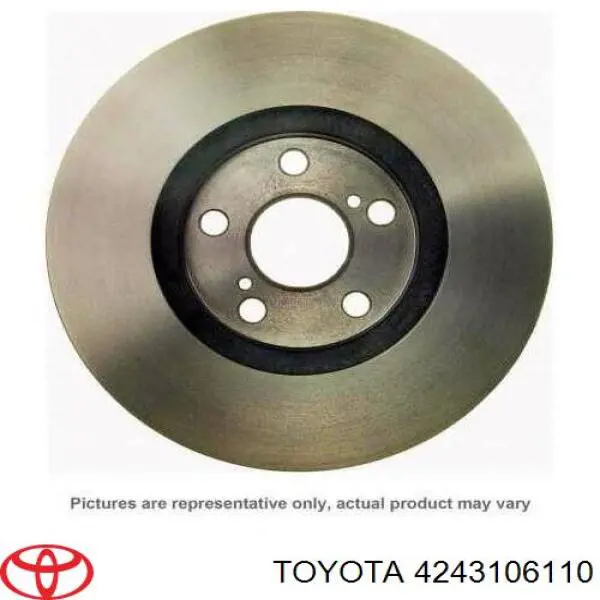 Disco de freno trasero Toyota 4243106110 precio, desde 41,94 EUR
