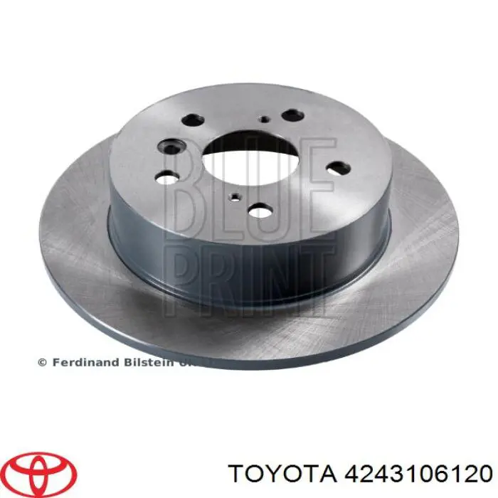 4243106120 Toyota Freno de disco trasero