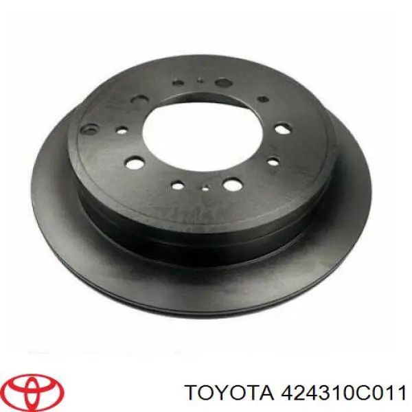 Disco de freno trasero 424310C011 Toyota