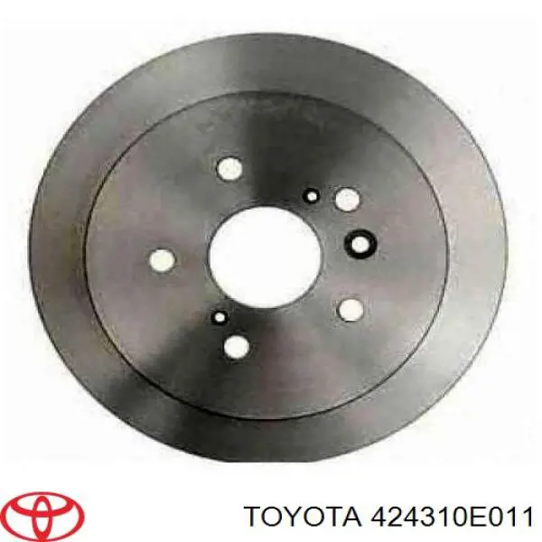 424310E011 Toyota disco de freno trasero