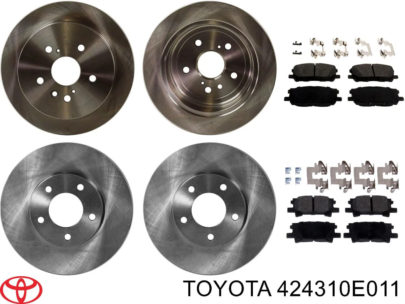 Disco de freno trasero Toyota 424310E011 precio, desde 52,38 EUR