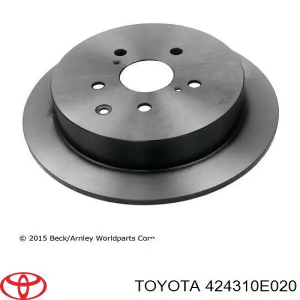 Disco de freno trasero Toyota 424310E020 precio, desde 54,43 EUR