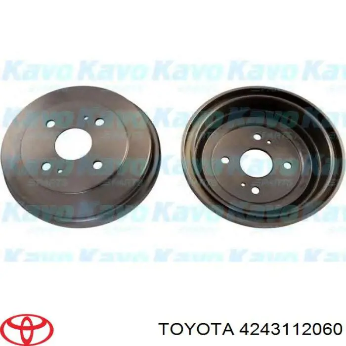 4243112060 Daihatsu freno de tambor trasero