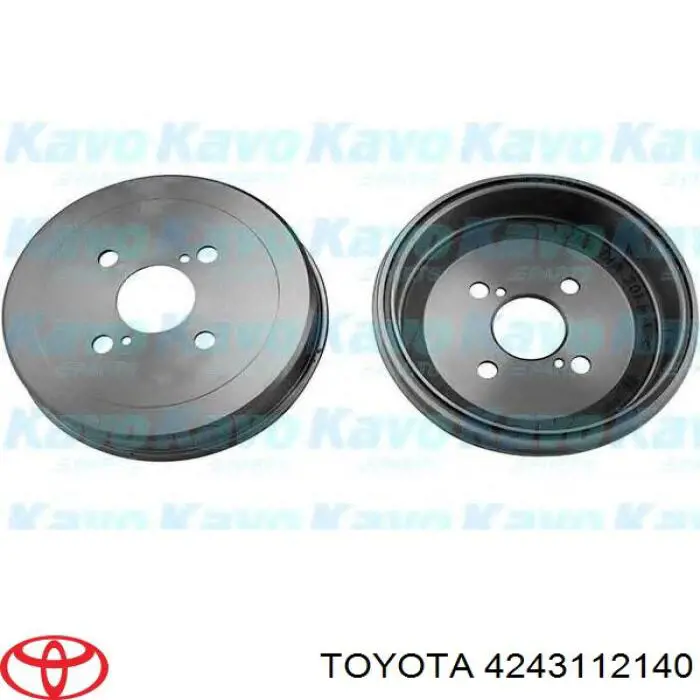 4243112140 Toyota freno de tambor trasero