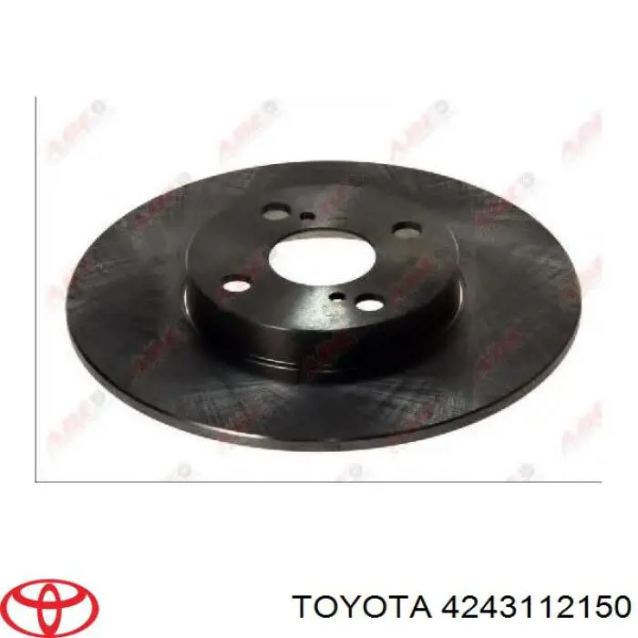 Disco de freno trasero Toyota 4243112150 precio, desde 28,75 EUR