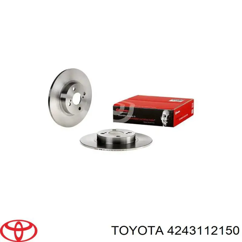 Disco de freno trasero Toyota 4243112150 precio, desde 28,75 EUR