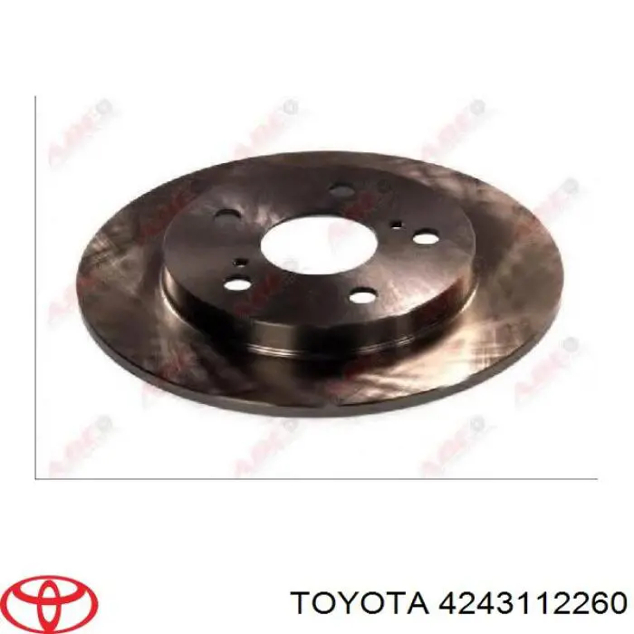 Disco de freno trasero Toyota 4243112260 precio, desde 29,18 EUR