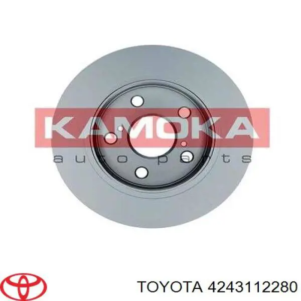 Disco de freno trasero Toyota Auris E15