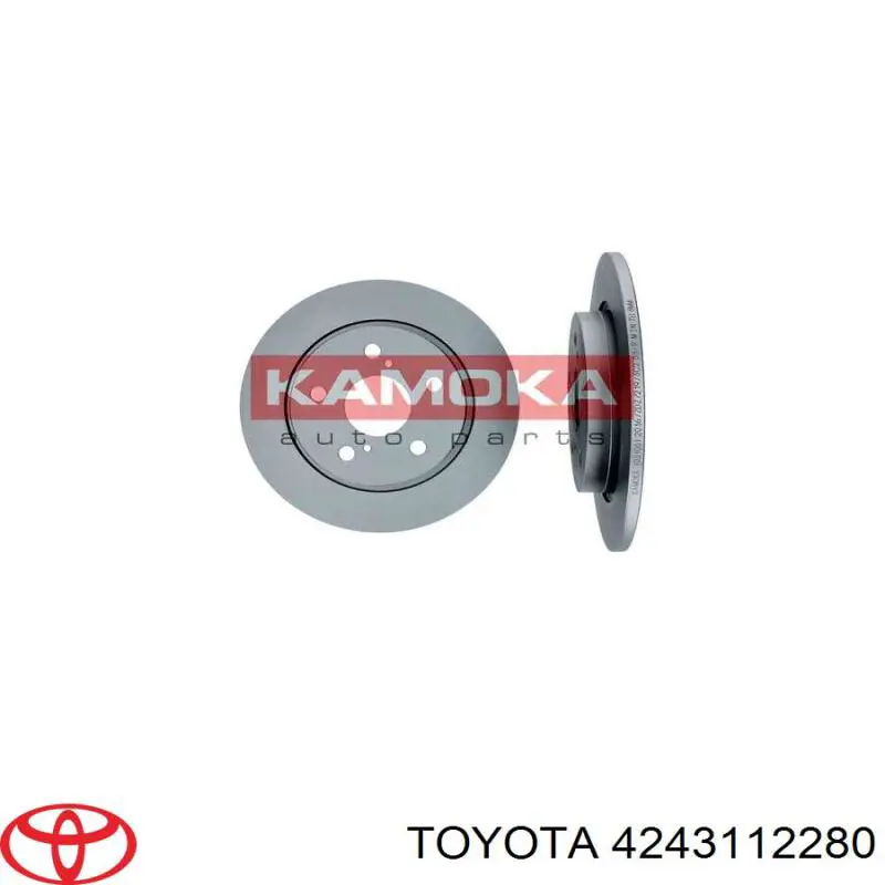 Disco de freno trasero Toyota Auris E15