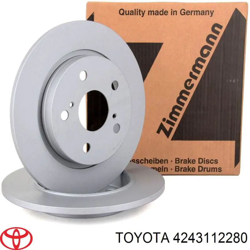 Disco de freno trasero Toyota Auris E15