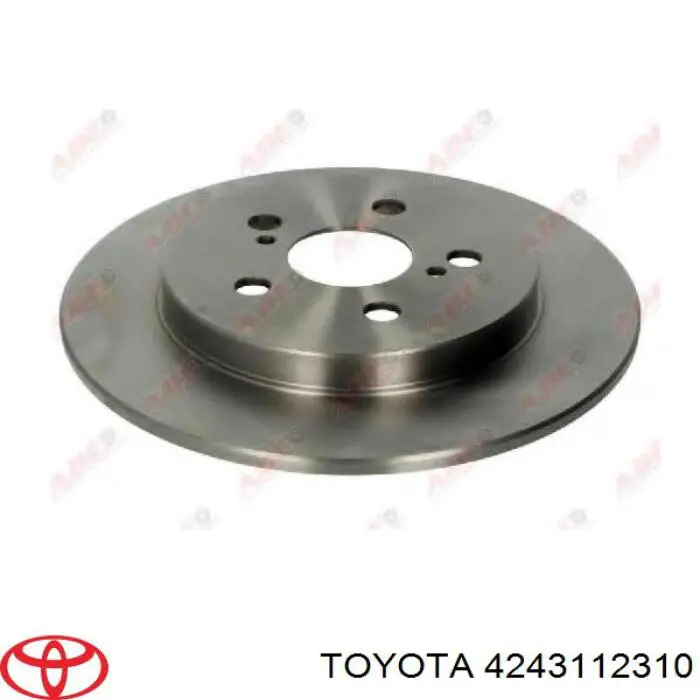 Comprar 4243112310 Toyota Disco de freno trasero