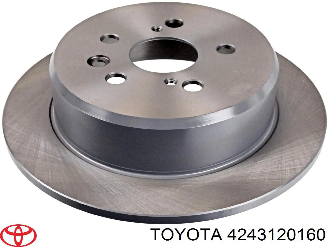 4243120160 Toyota disco de freno trasero