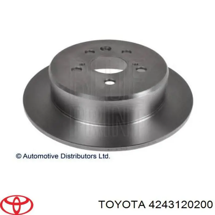 4243120200 Toyota disco de freno trasero