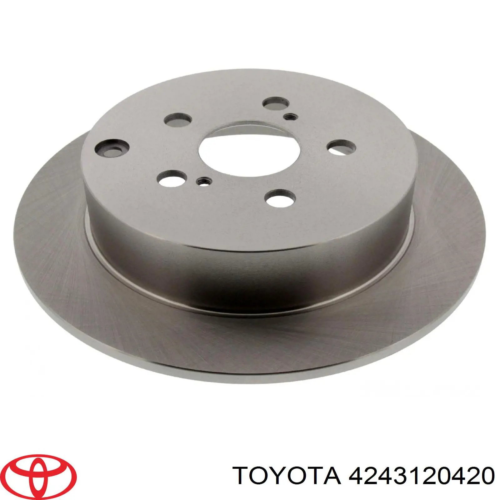 Disco de freno trasero Toyota Prius NHW20