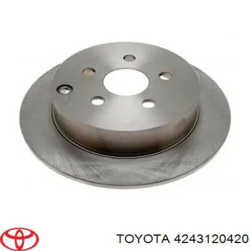Disco de freno trasero Toyota Prius NHW20