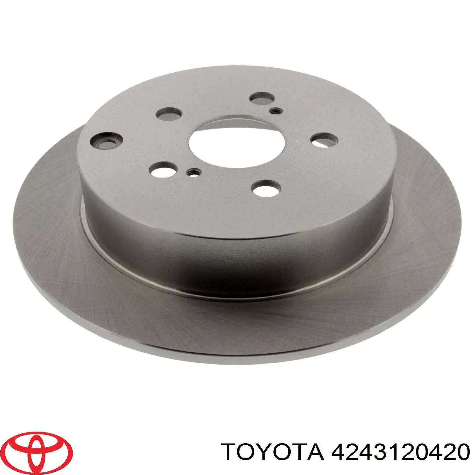 Disco de freno trasero Toyota Prius NHW20