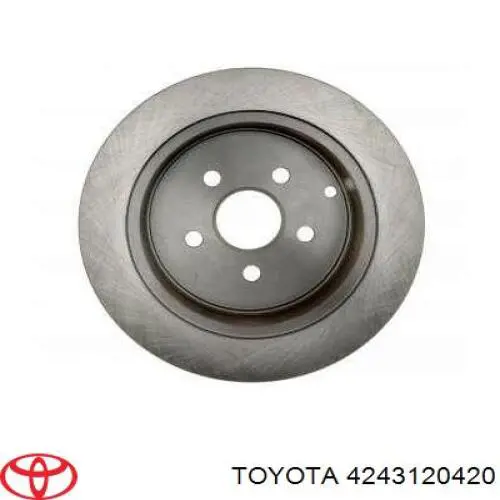 Disco de freno trasero Toyota Prius NHW20