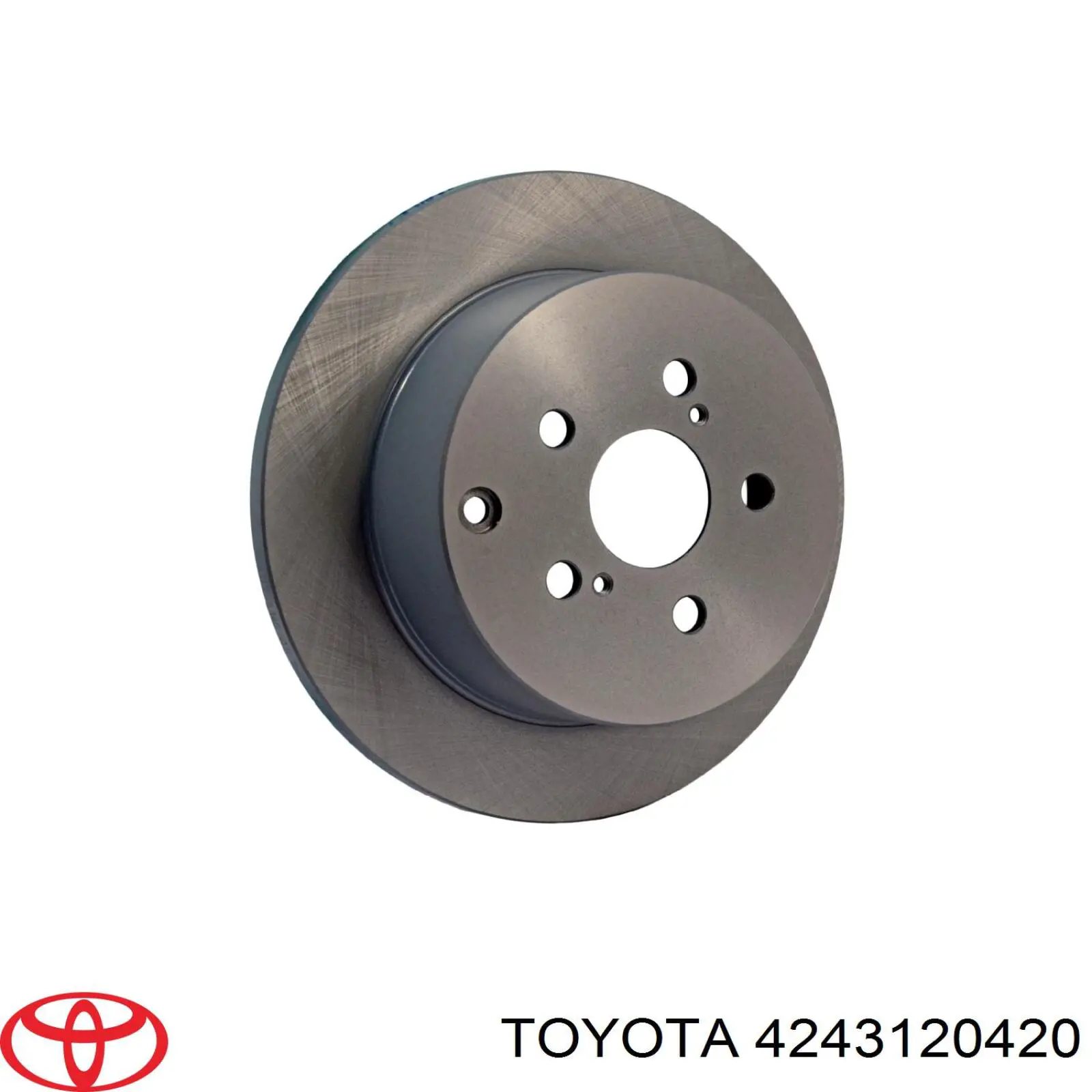 4243120420 Toyota disco de freno trasero