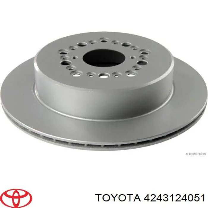 4243124051 Toyota disco de freno trasero