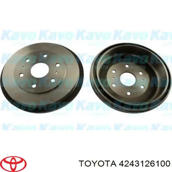 4243126100 Toyota freno de tambor trasero