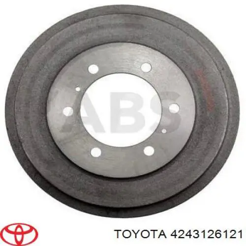 4243126121 Toyota freno de tambor trasero