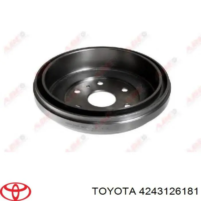 4243126181 Toyota Tambor de freno trasero