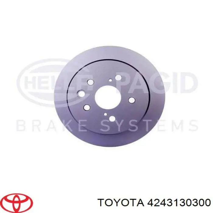 Comprar 4243130300 Toyota Disco de freno trasero