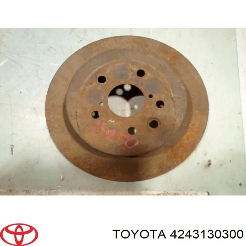 Disco de freno trasero 4243130300 Toyota