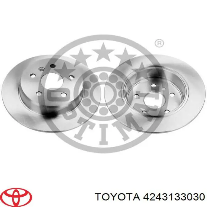 Comprar 4243133030 Toyota Disco de freno trasero