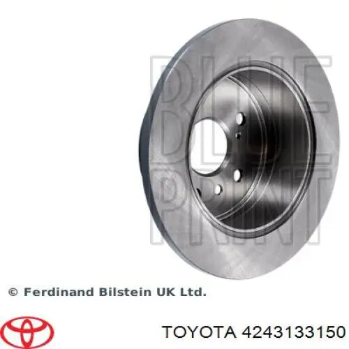4243133150 Toyota Freno de disco trasero