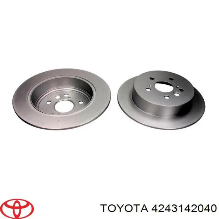 Disco de freno trasero Toyota 4243142040 precio, desde 41,74 EUR