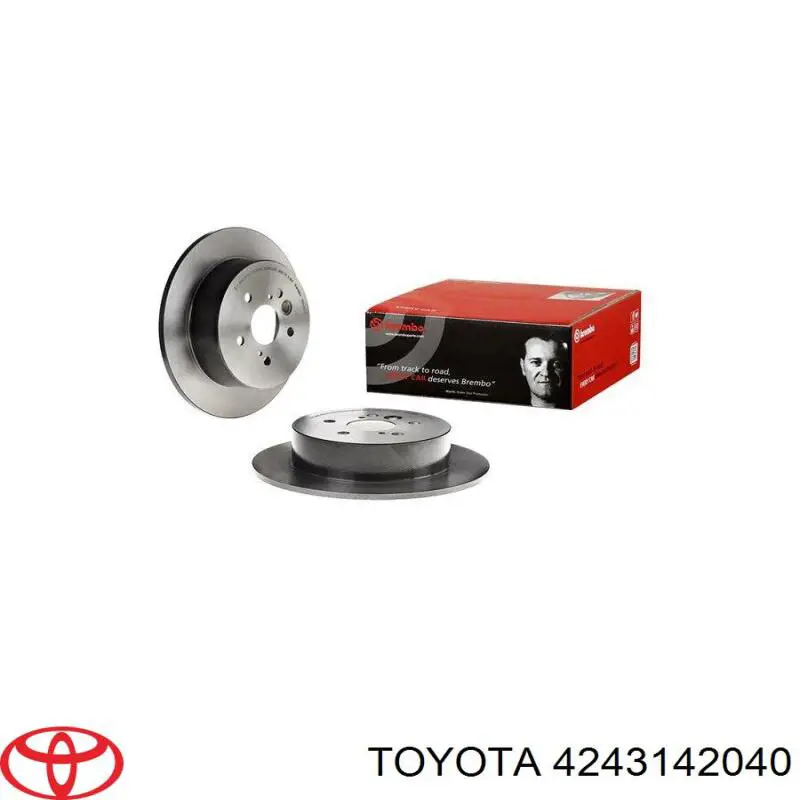 4243142040 Toyota Freno de disco trasero