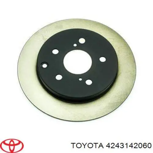 4243142060 Toyota disco de freno trasero