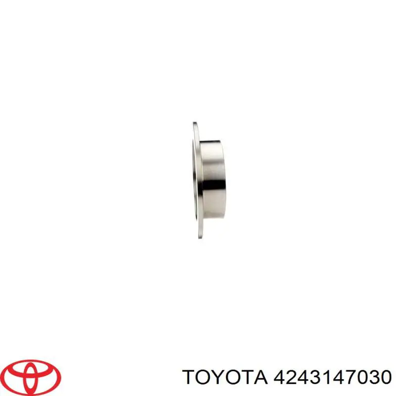 Disco de freno trasero Toyota Prius NHW20