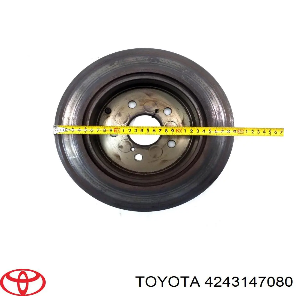 4243147080 Toyota disco de freno trasero