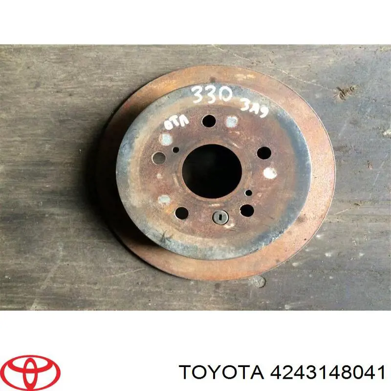 Frenos traseros Toyota 4243148041