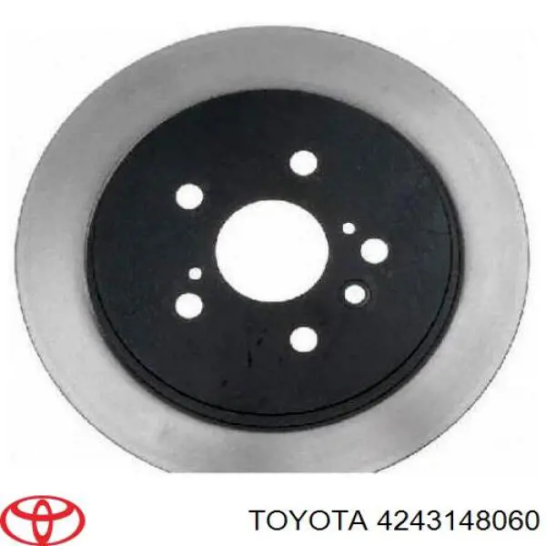 4243148060 Toyota disco de freno trasero
