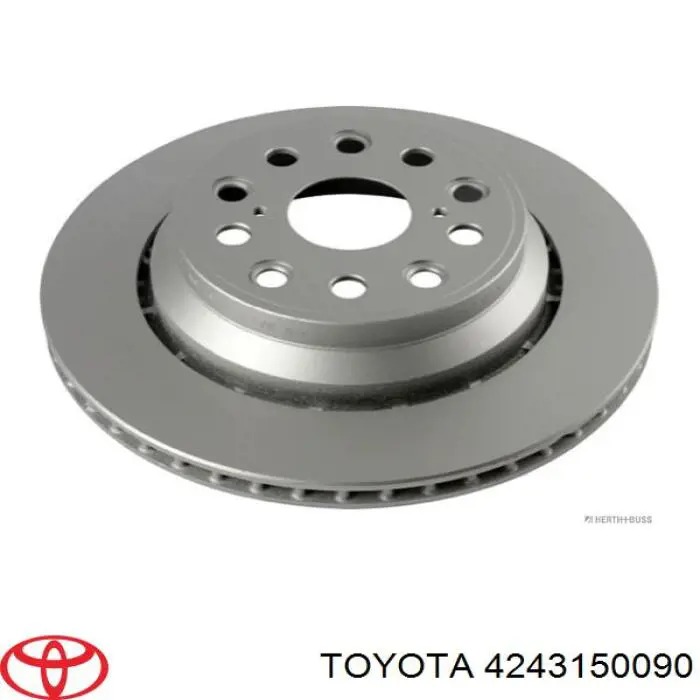 4243150090 Toyota disco de freno trasero