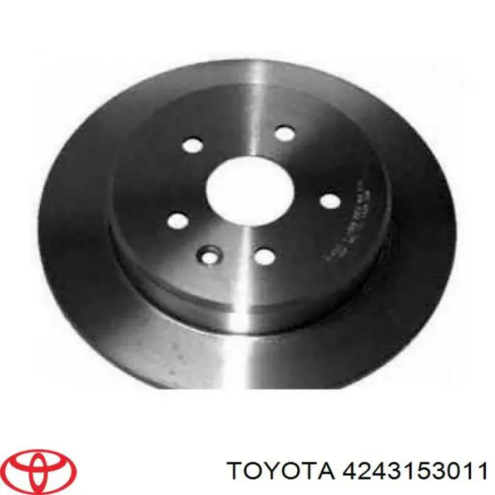4243153011 Toyota disco de freno trasero