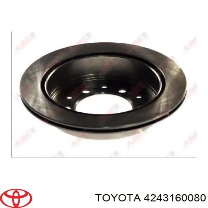 Disco de freno trasero Toyota 4243160080 precio, desde 48,73 EUR