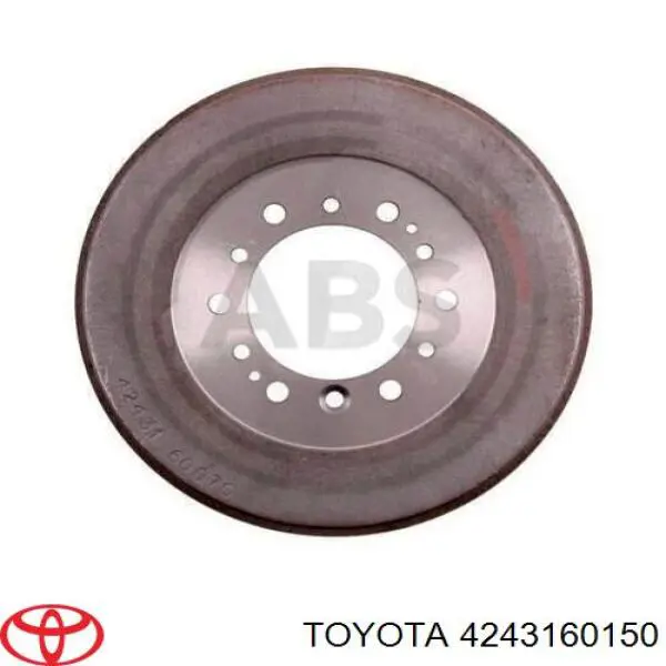 Comprar 4243160150 Toyota Tambor de freno trasero