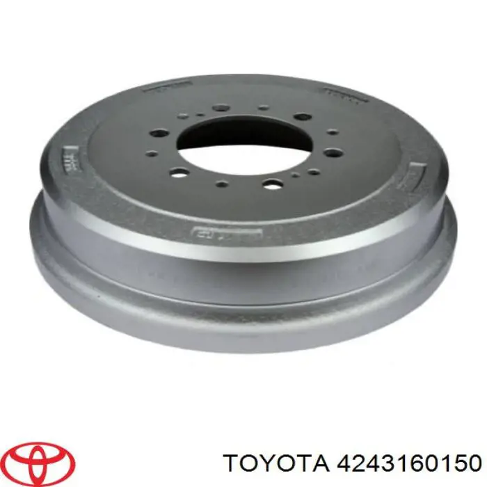 4243160150 Toyota freno de tambor trasero