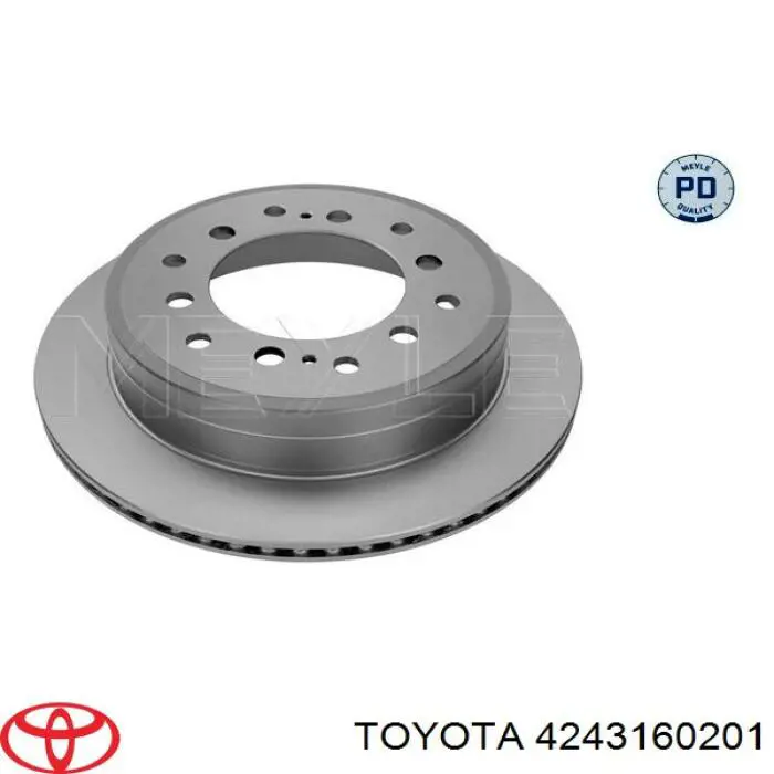Disco de freno trasero Toyota 4243160201 precio, desde 48,73 EUR