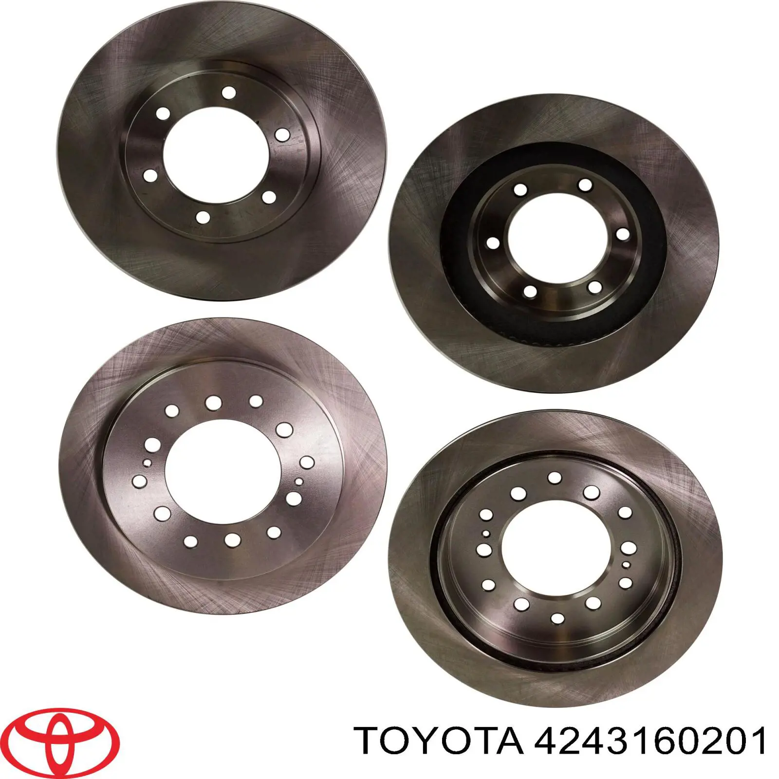 Disco de freno trasero Toyota 4243160201 precio, desde 48,73 EUR