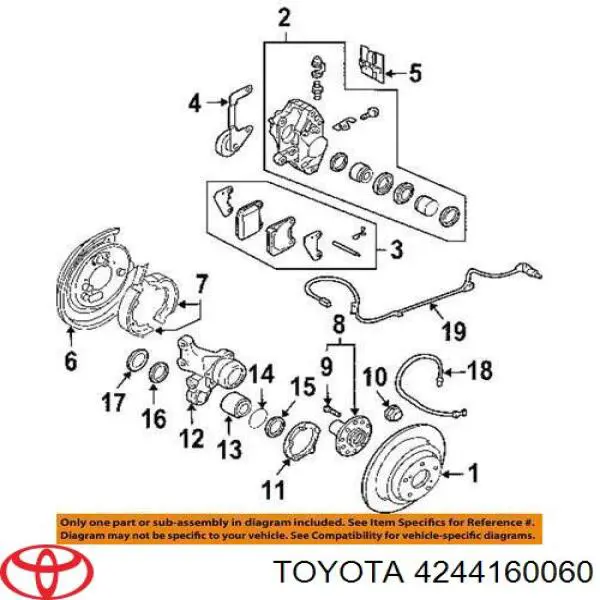  Toyota 4244160060 precio, desde 36,97 EUR