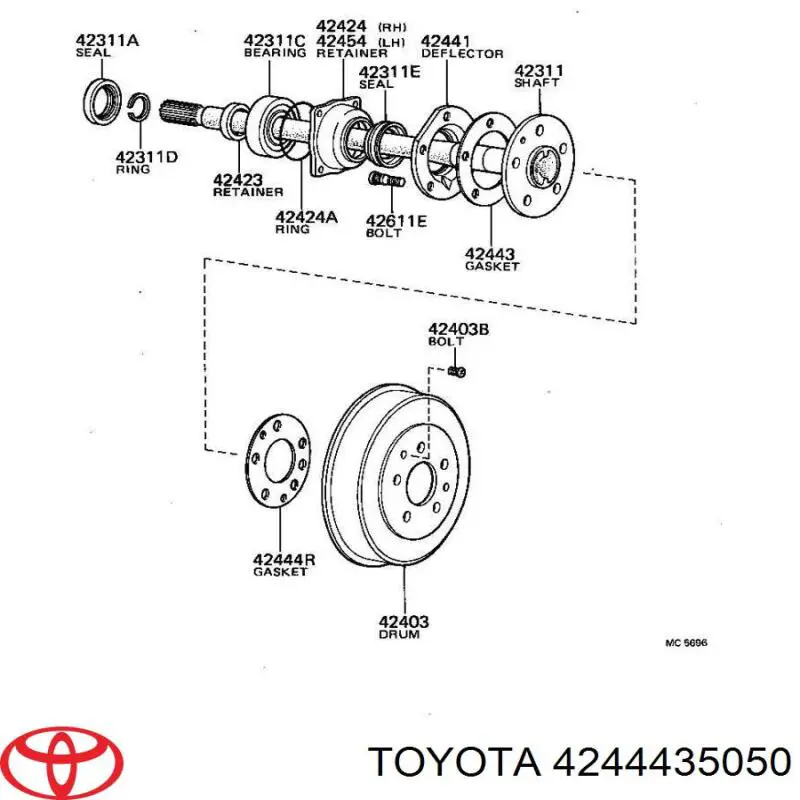 Comprar 4244435050 Toyota 