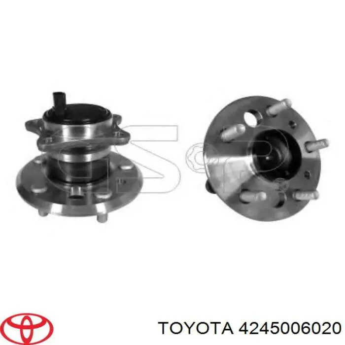 4245006020 Toyota cubo trasero derecho